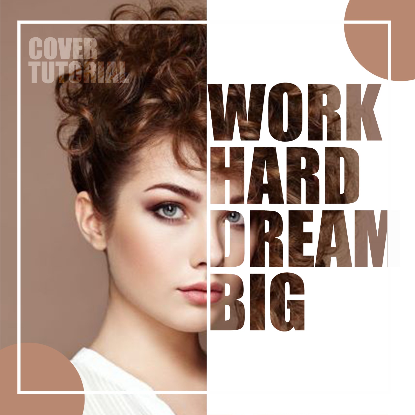 تصميم سوشيال ميديا - WORK HARD DREAM BIG